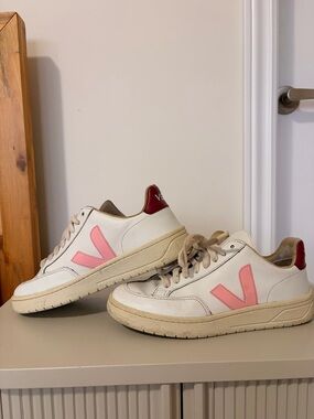 Veja V-12 Leather Sneakers